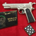 WORLD WAR 90MM TOY GUN SILVER